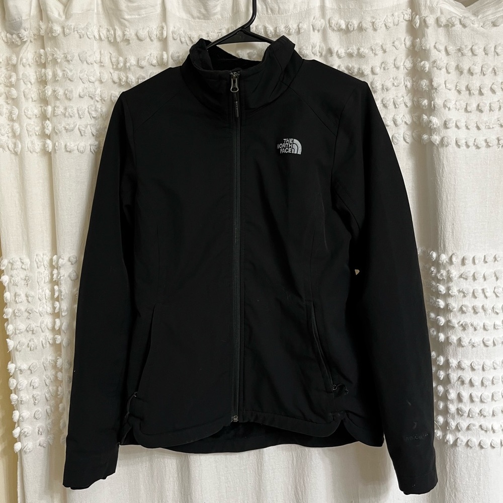 Black Northface Lined Jacket